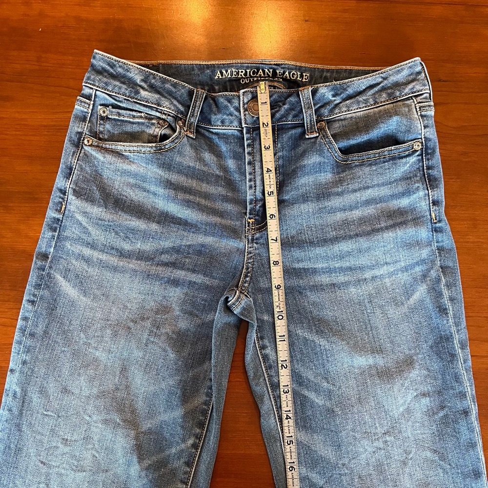 American Eagle Women’s Boyfriend Jeans Super Stretch Favorite Size 10L - Picture 14 of 14